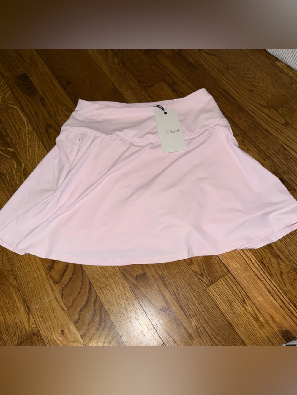 Calia Light Pink Circle Skirt with Built-In Short